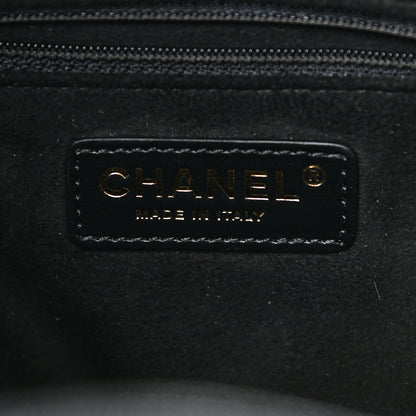 Chanel Caviar Deauville Drawstring Bucket Bag Black 6 of 10