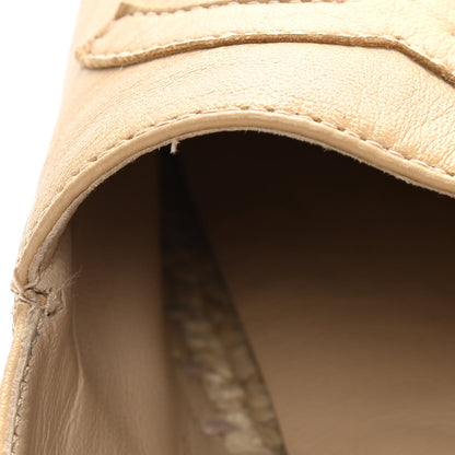 Chanel Lambskin CC Espadrilles 38 Beige Black 14 of 15