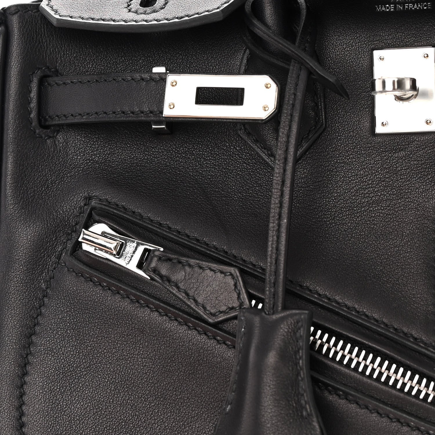 Hermes Veau Volupto Rock Birkin 25 Black 11 of 14