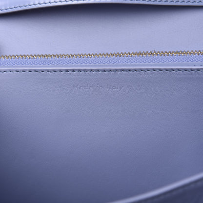 Celine Spazzolato Calfskin Medium Classic Box Flap Bag Porcelain 6 of 11