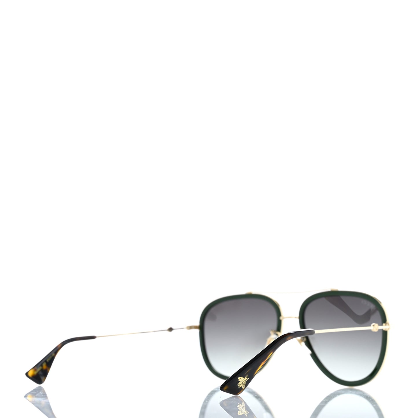 Web Aviator Sunglasses GG0062S Green Red