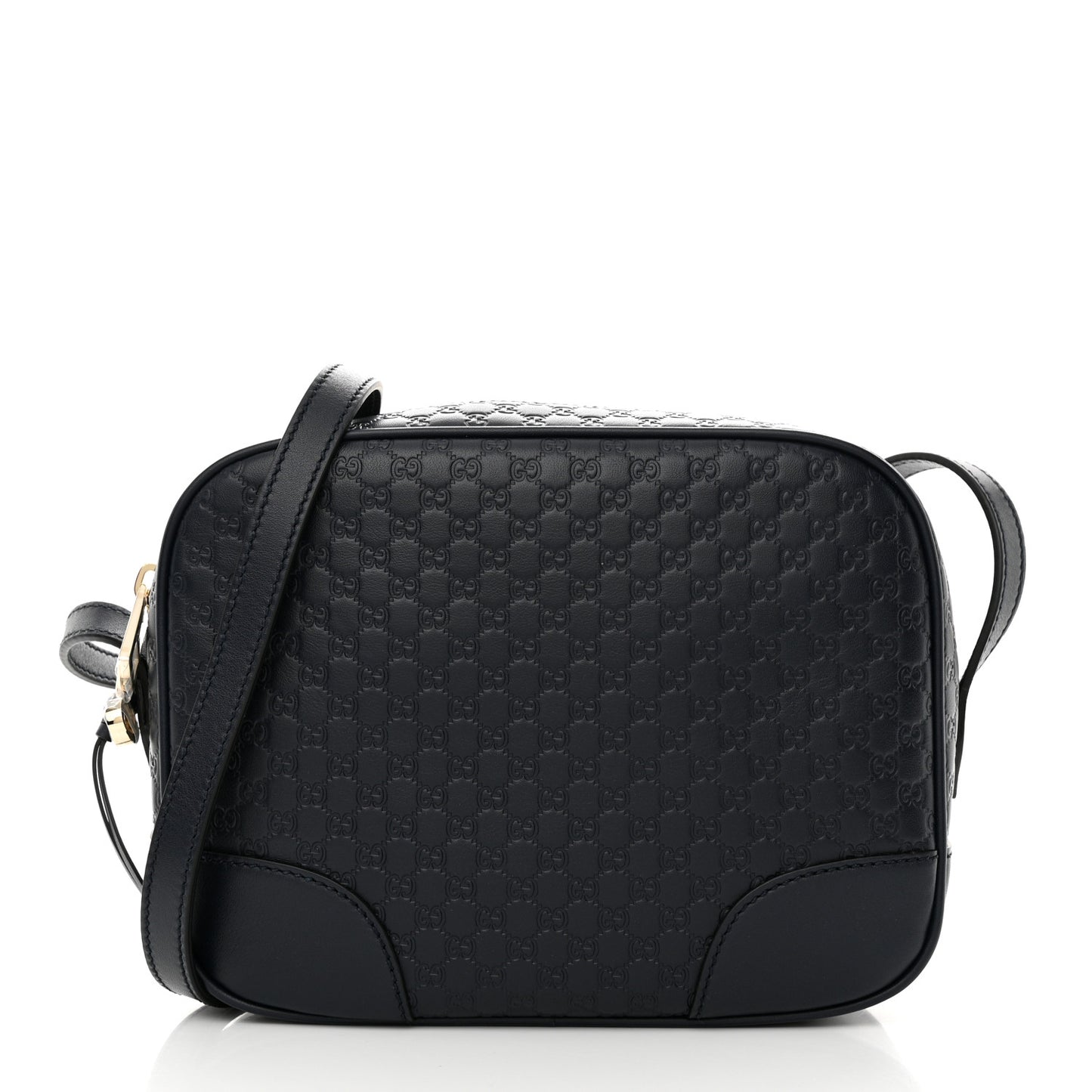 Soft Microguccissima Mini Bree Messenger Bag Blue