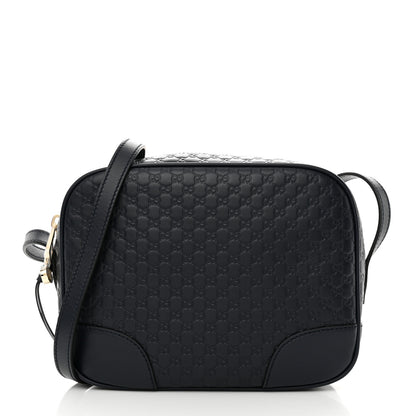 Gucci Soft Microguccissima Mini Bree Messenger Bag Blue 1 of 10