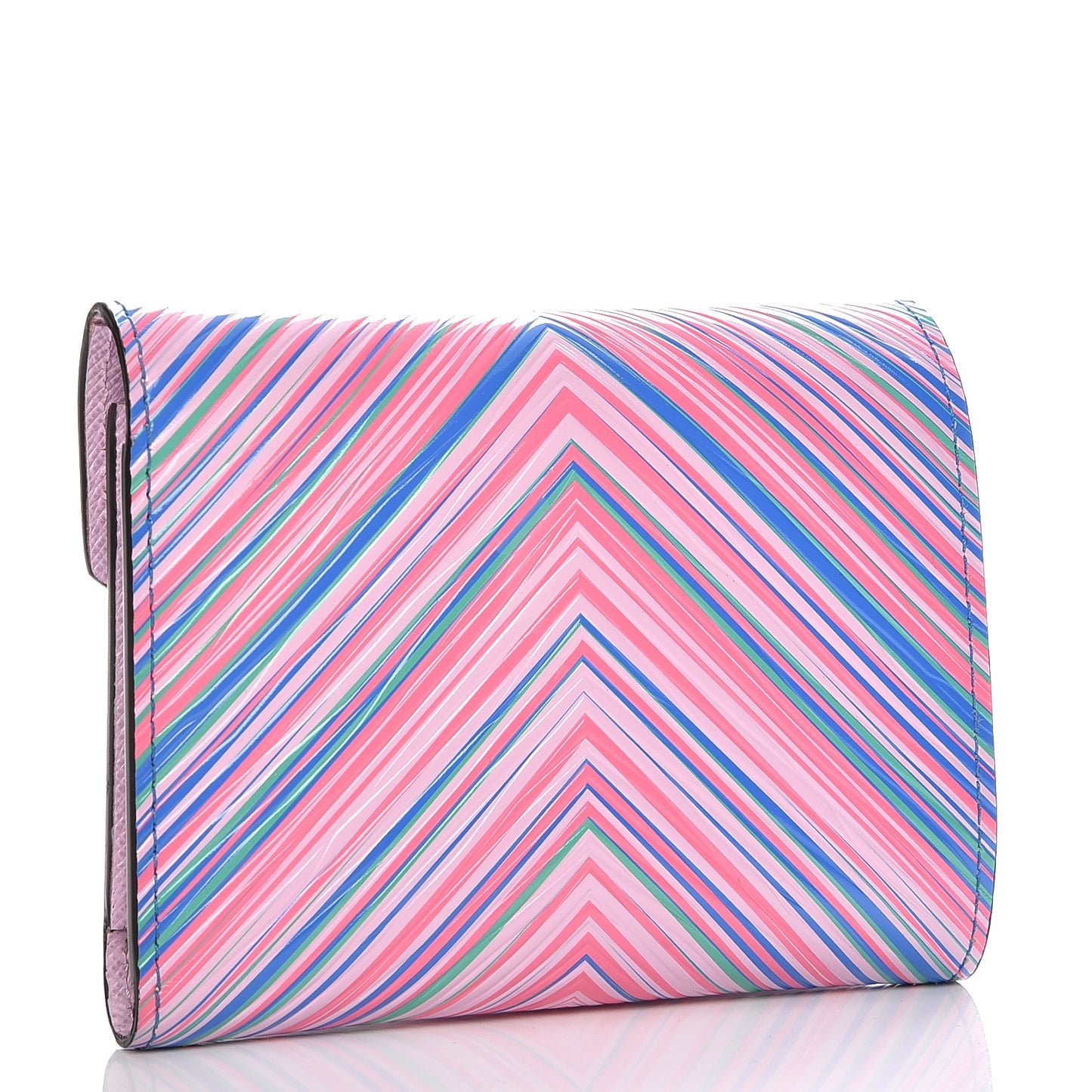 Epi Tropical Victorine Wallet Blue Rose