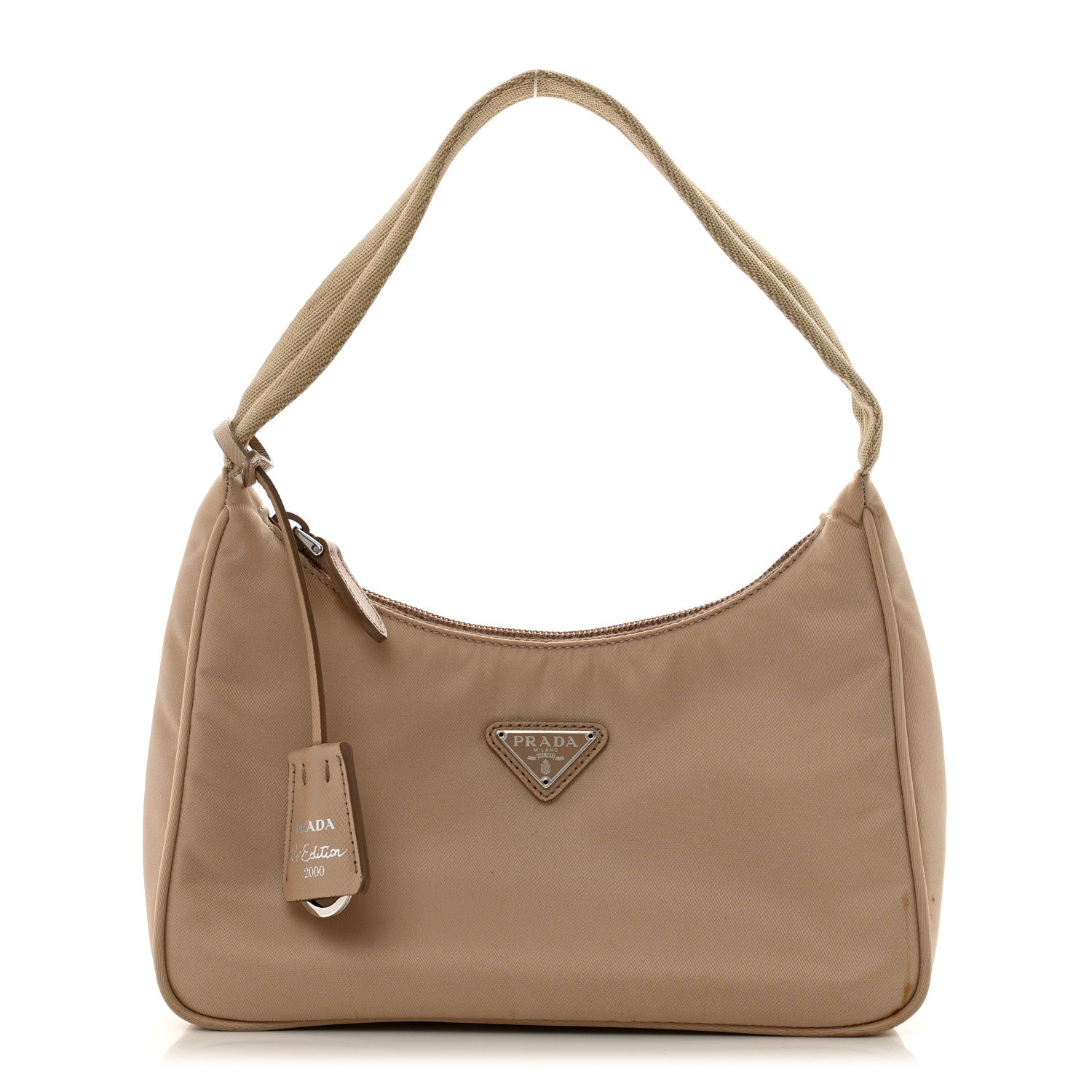Prada Re-Nylon Saffiano Mini Re-Edition 2000 Bag Deserto 1 of 11