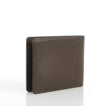 Louis Vuitton Taiga Mens Porte-Billets 3 Card Billfold Wallet Grizzli 3 of 7