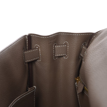 Hermes Togo Kelly Retourne 32 Etoupe 24 of 30