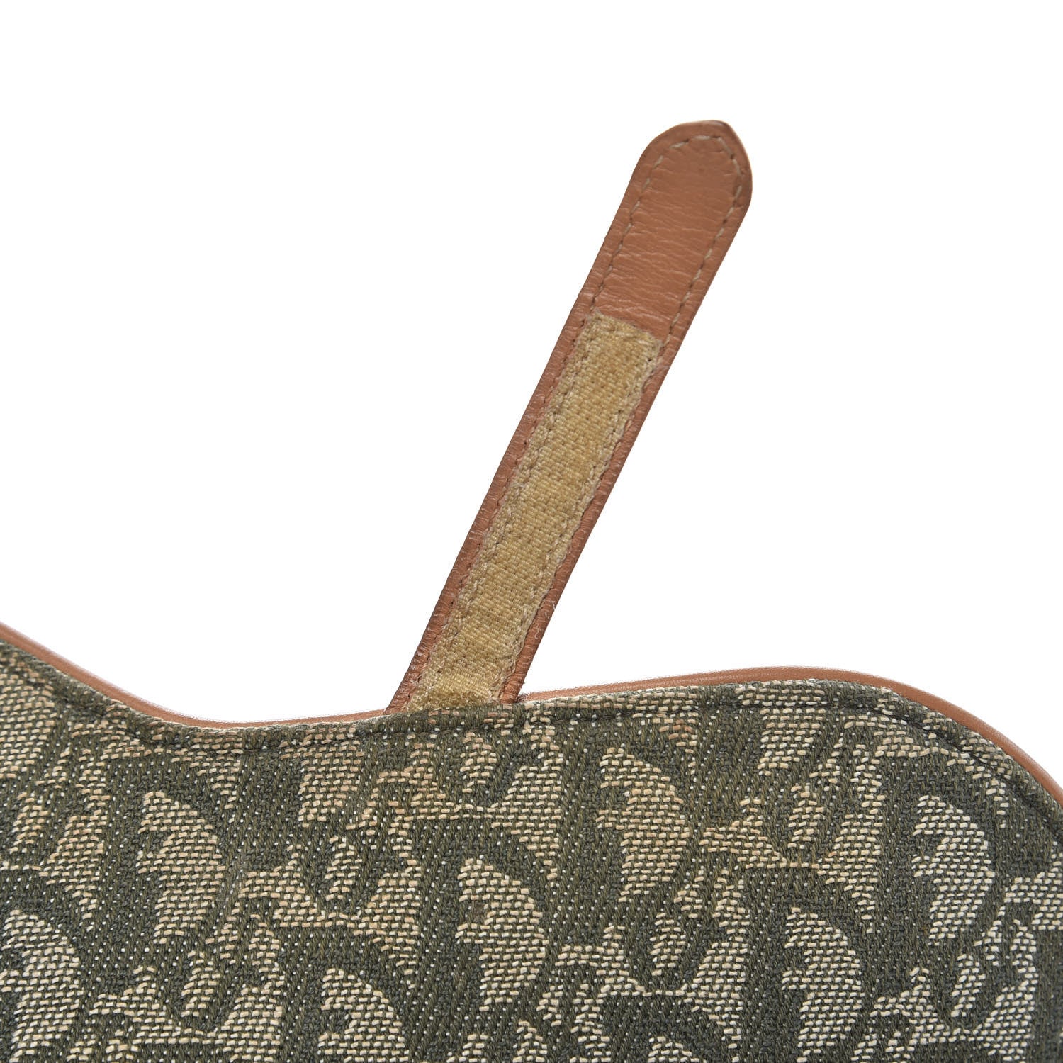 Christian Dior Monogram Saddle Bag Green 8 of 11