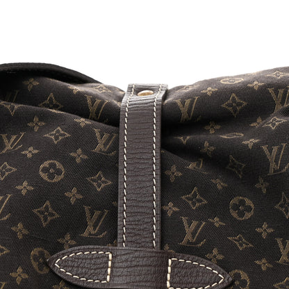 Louis Vuitton Monogram Mini Lin Saumur Ebene 8 of 11