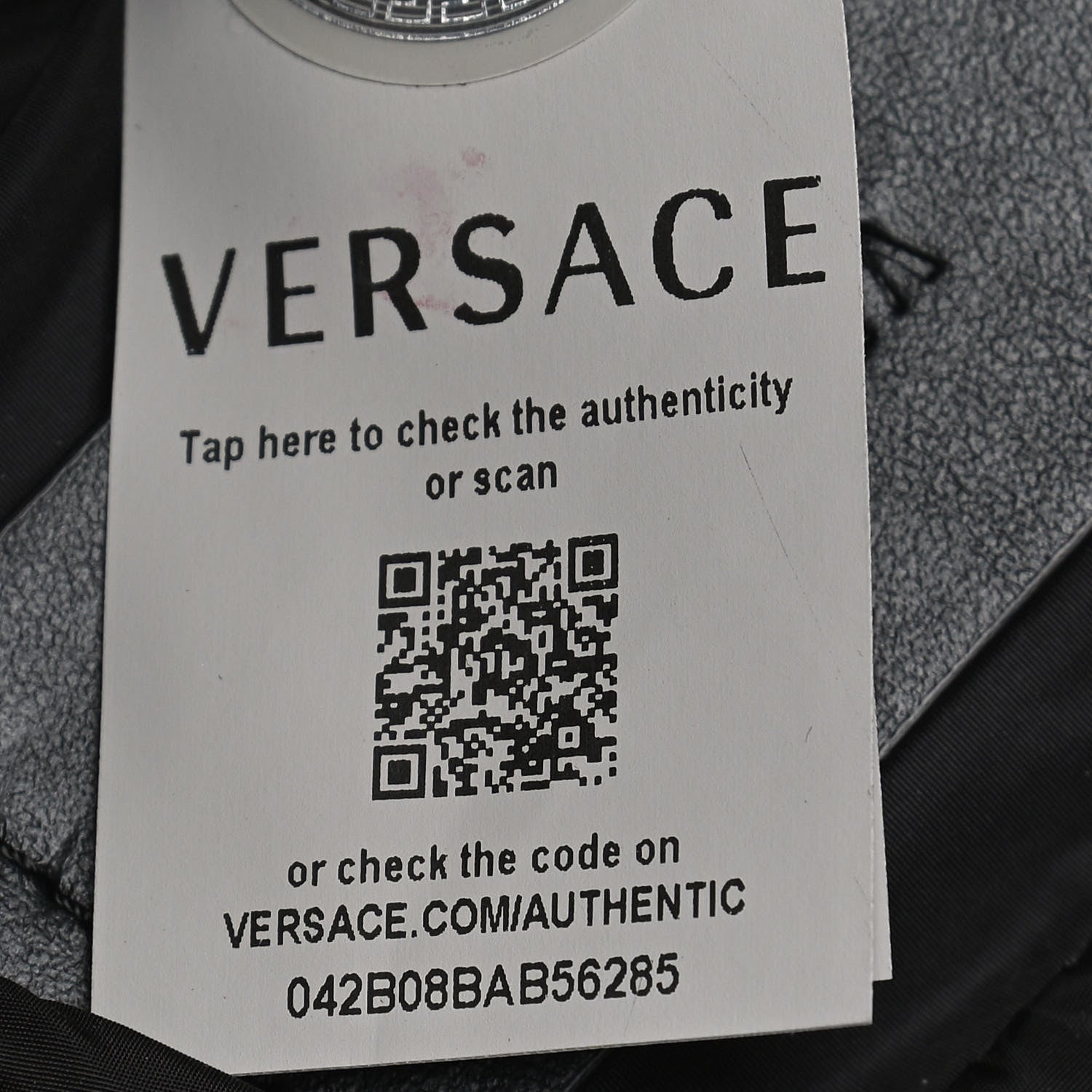 Versace Nylon Baroque Print Small Crossbody Bag Black 7 of 11