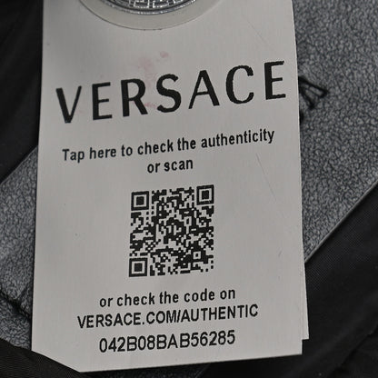 Versace Nylon Baroque Print Small Crossbody Bag Black 7 of 11