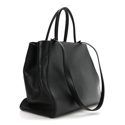 Fendi Vitello Elite Regular 2Jours Tote Black 3 of 11