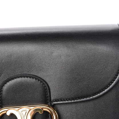 Celine Shiny Calfskin Medium Chain Maillon Triomphe Black 12 of 12