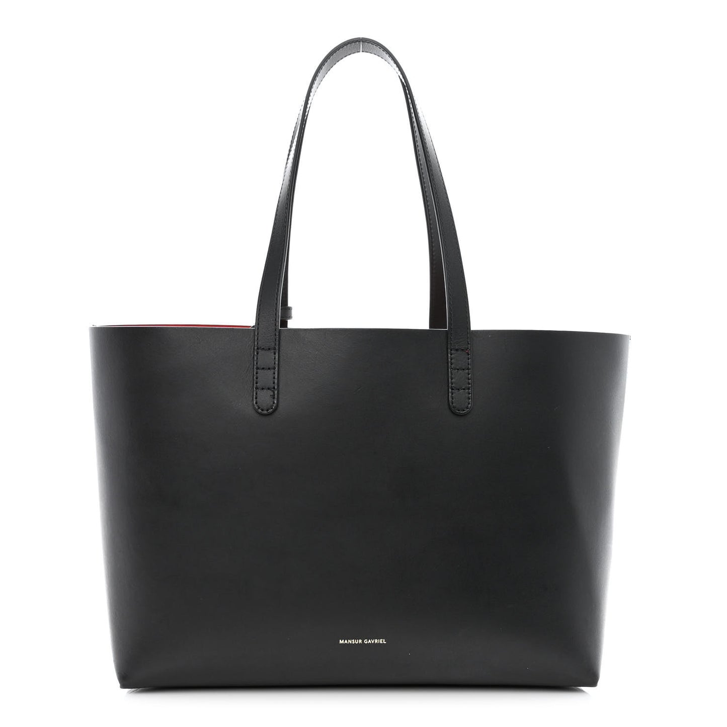 Saffiano Large Shopping Tote Black Flamma