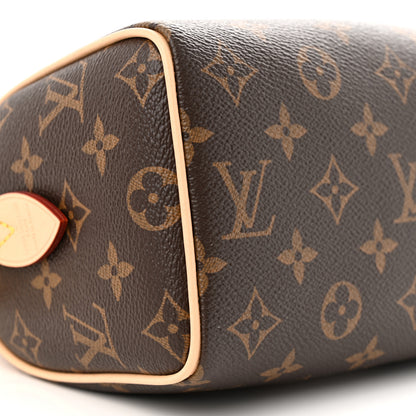 Louis Vuitton Monogram Speedy Bandouliere 20 Beige 8 of 10