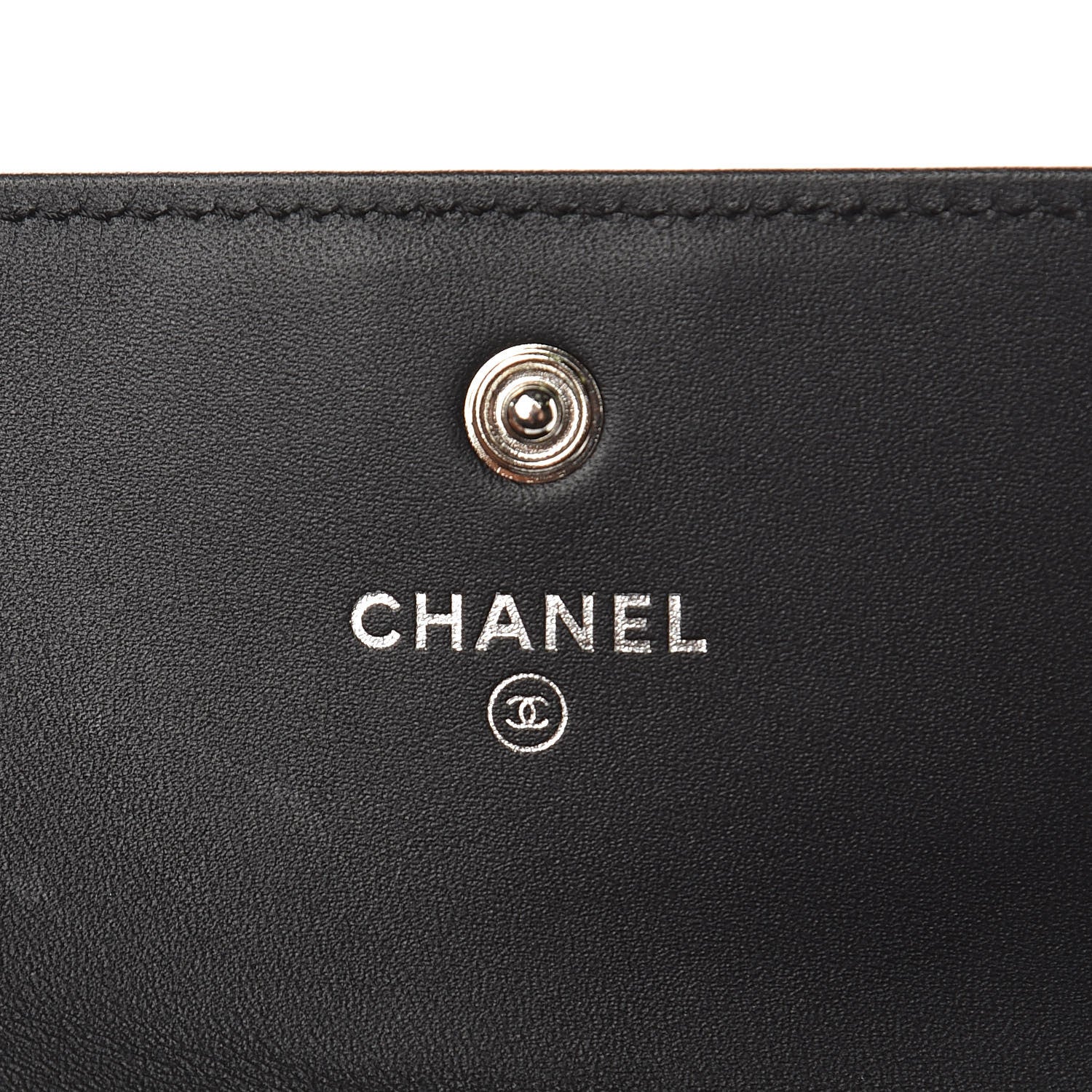 Chanel Caviar Quilted Medium Boy Flap Wallet Black 6 of 9