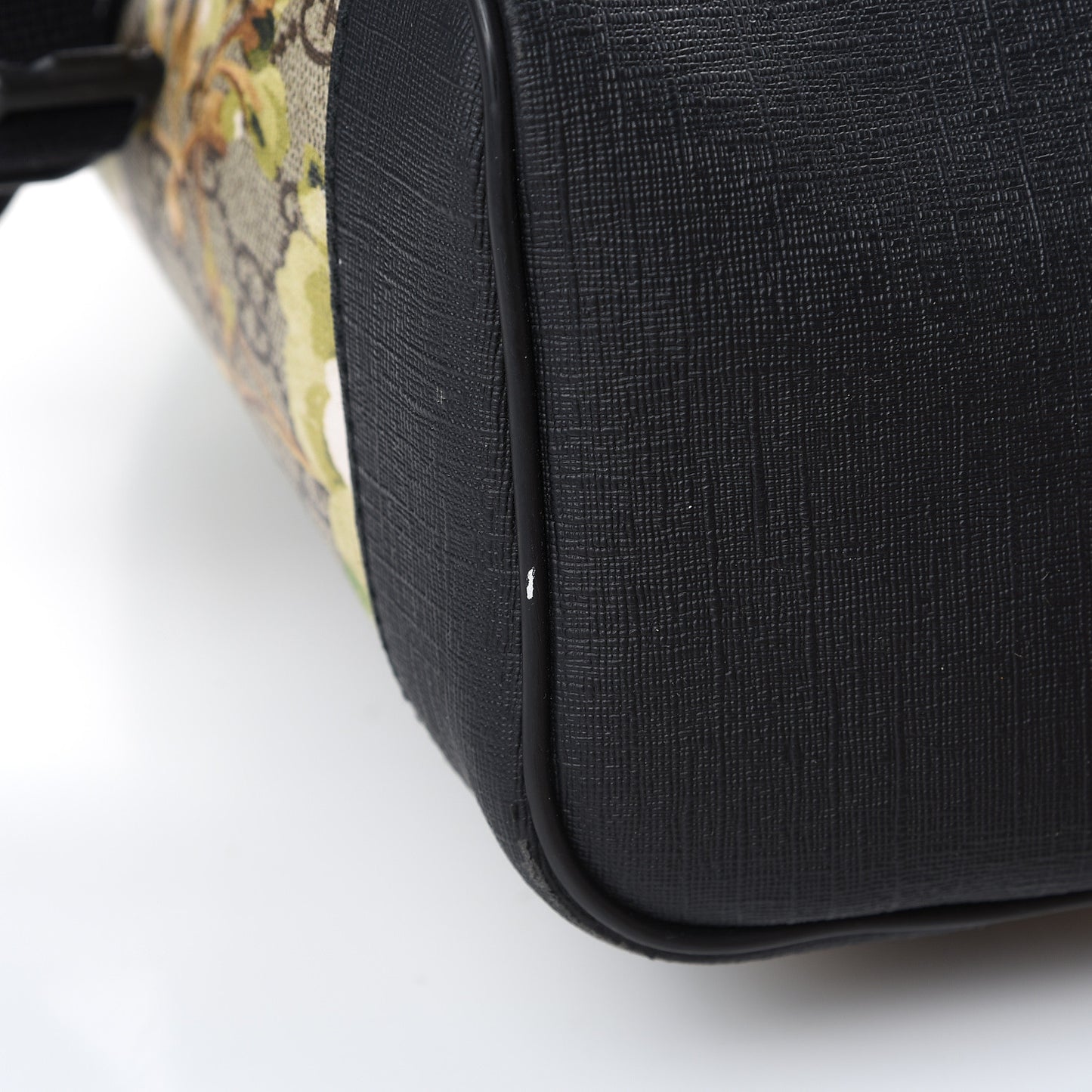 GG Supreme Monogram Blooms Medium Day Backpack Beige New Military Black