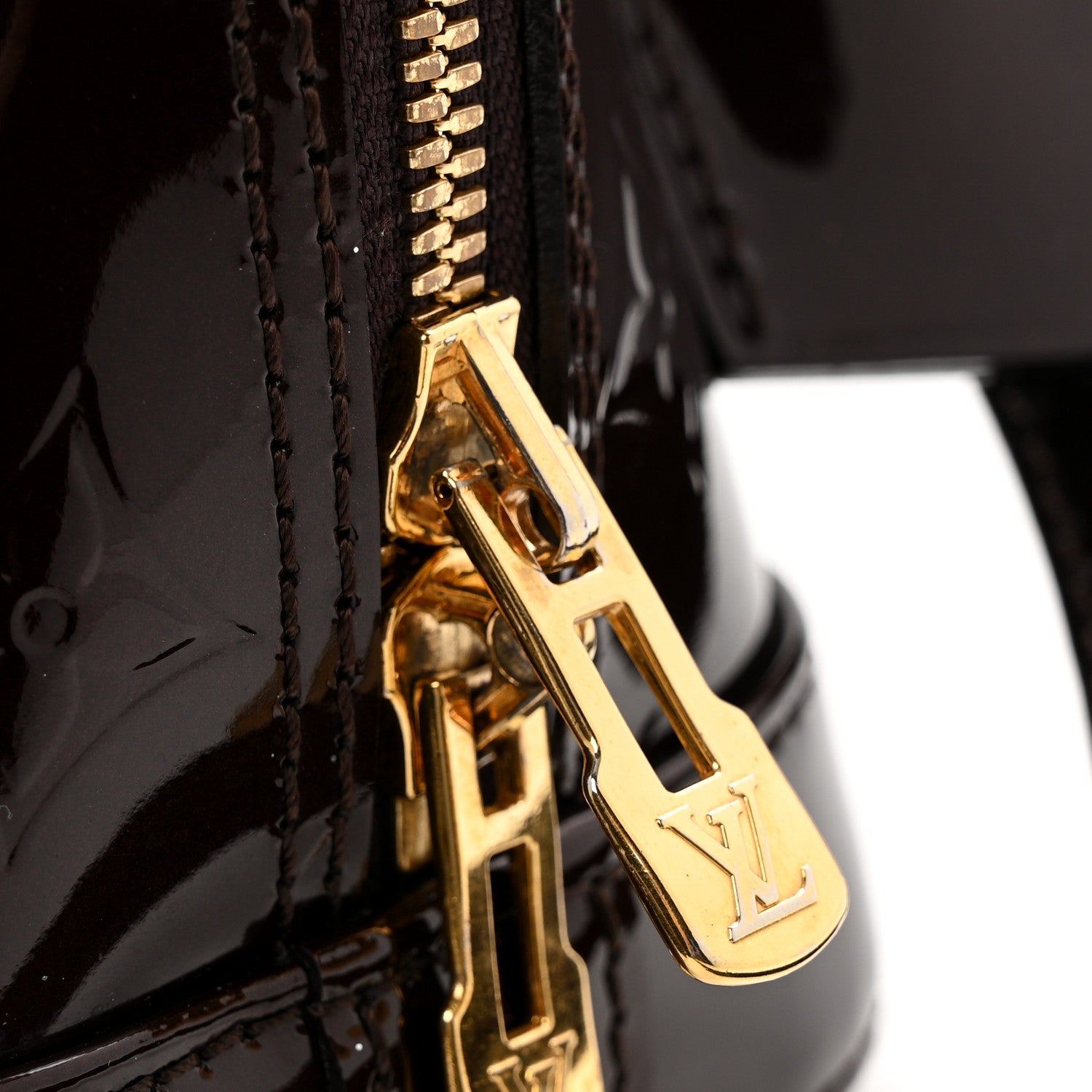 Louis Vuitton Vernis Alma BB Amarante 12 of 13