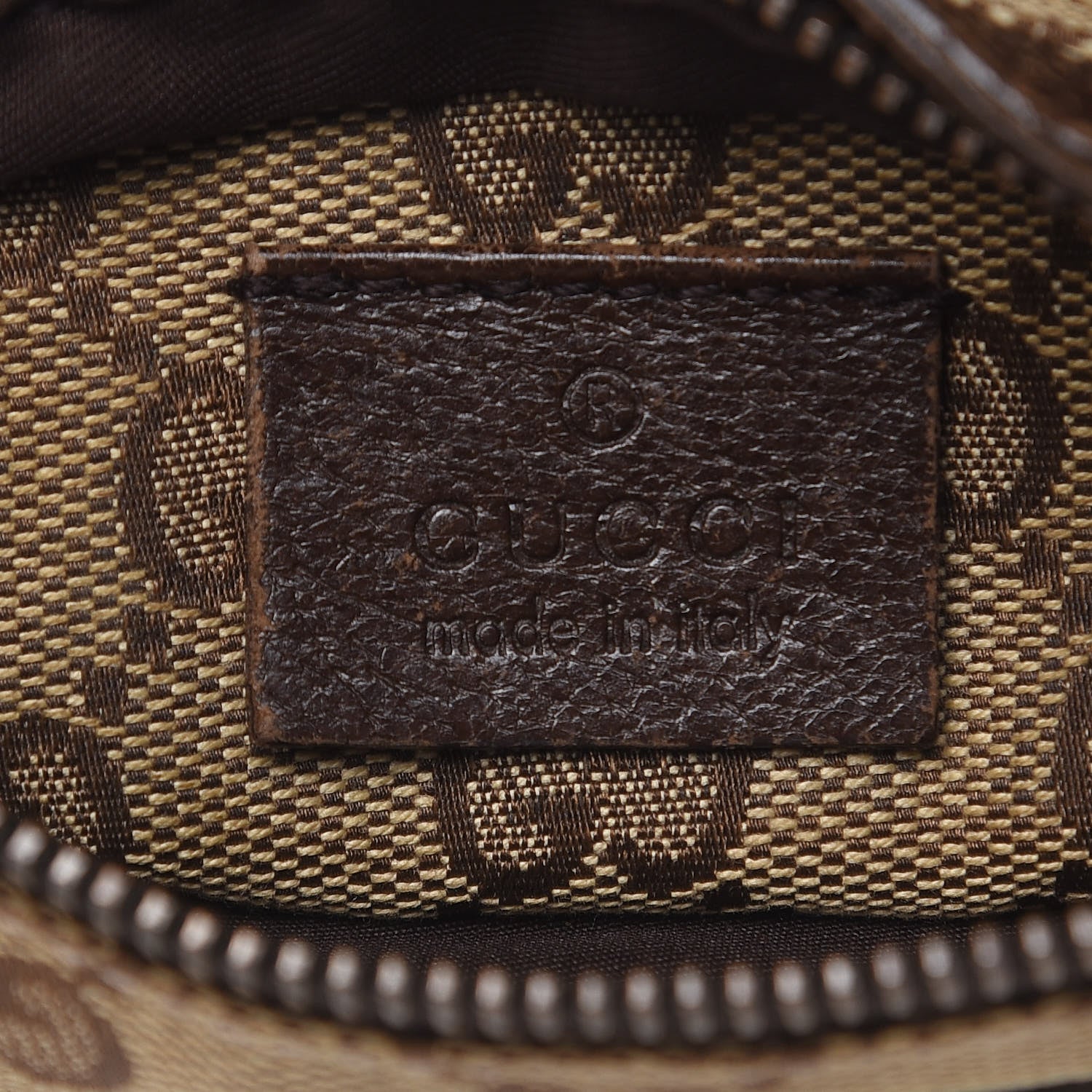 Gucci Monogram Web Belt Bag Dark Brown 6 of 15
