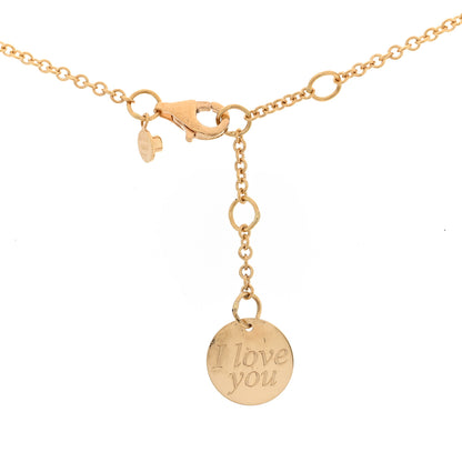 Roberto Coin 18K Yellow Gold Love Plus Charm Necklace 4 of 4