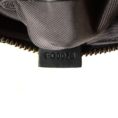 Louis Vuitton Calfskin Embossed Mini Cube Speedy Black 7 of 7