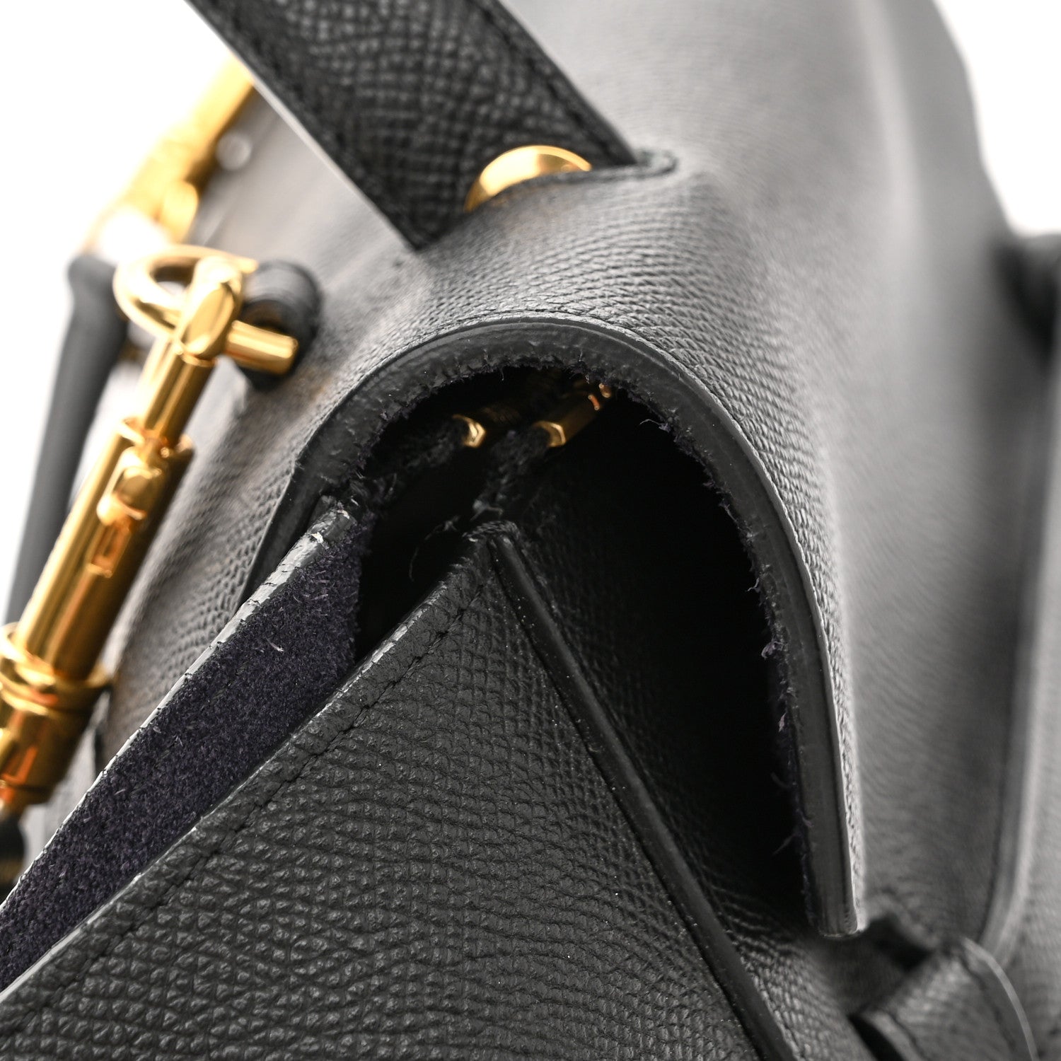 Celine Grained Calfskin Mini Belt Bag Black 14 of 15