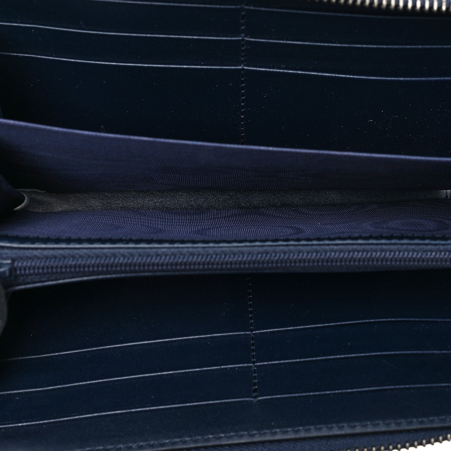Gucci Guccissima Zip Around Wallet Blue 5 of 7