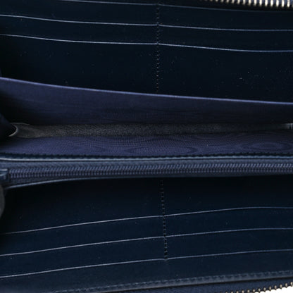 Gucci Guccissima Zip Around Wallet Blue 5 of 7