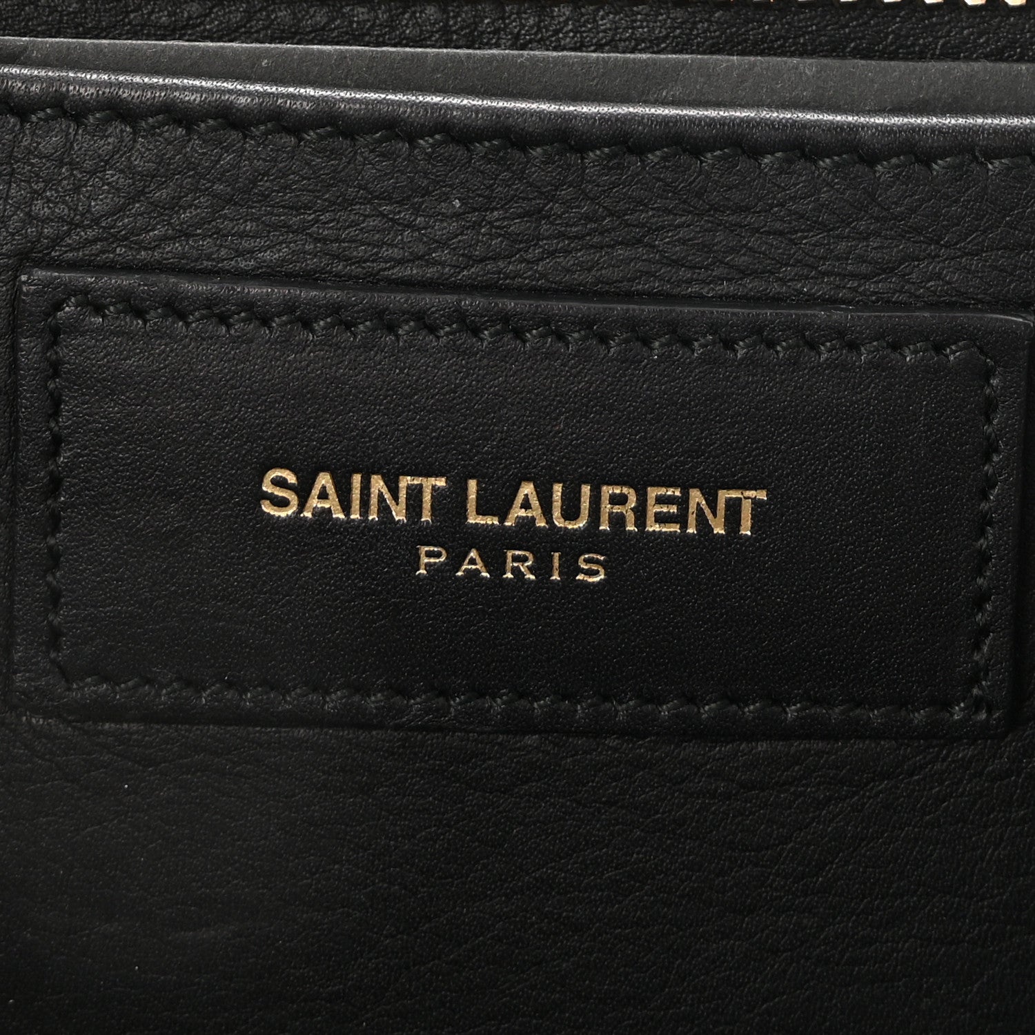 Saint Laurent Calfskin Small Classic Y Cabas Black 6 of 9