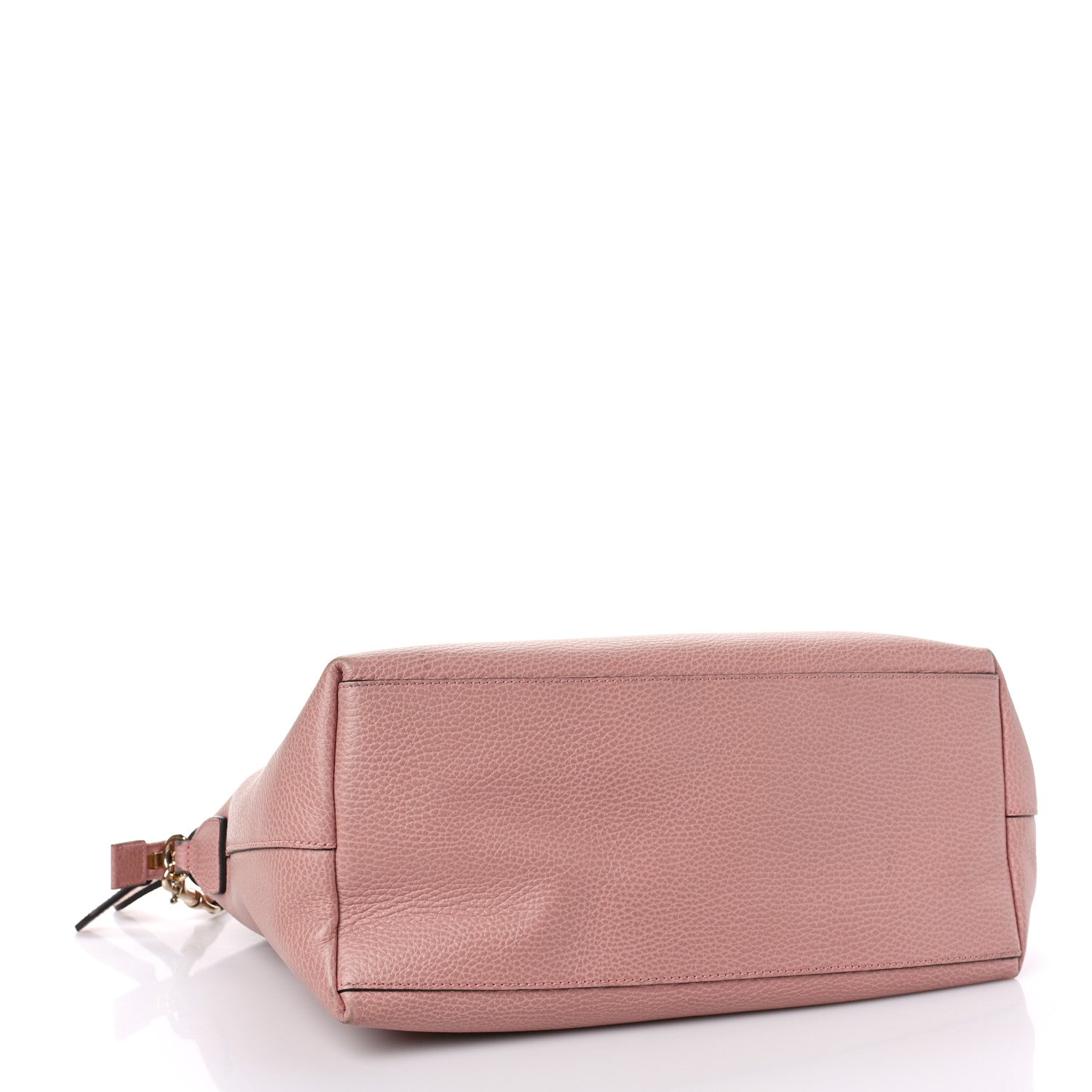 Gucci Dollar Calfskin Large GG Charm Dome Satchel Tote Soft Pink 4 of 12