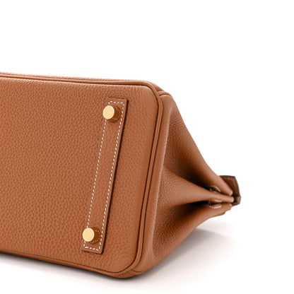 Hermes Togo Birkin 25 Gold 10 of 11