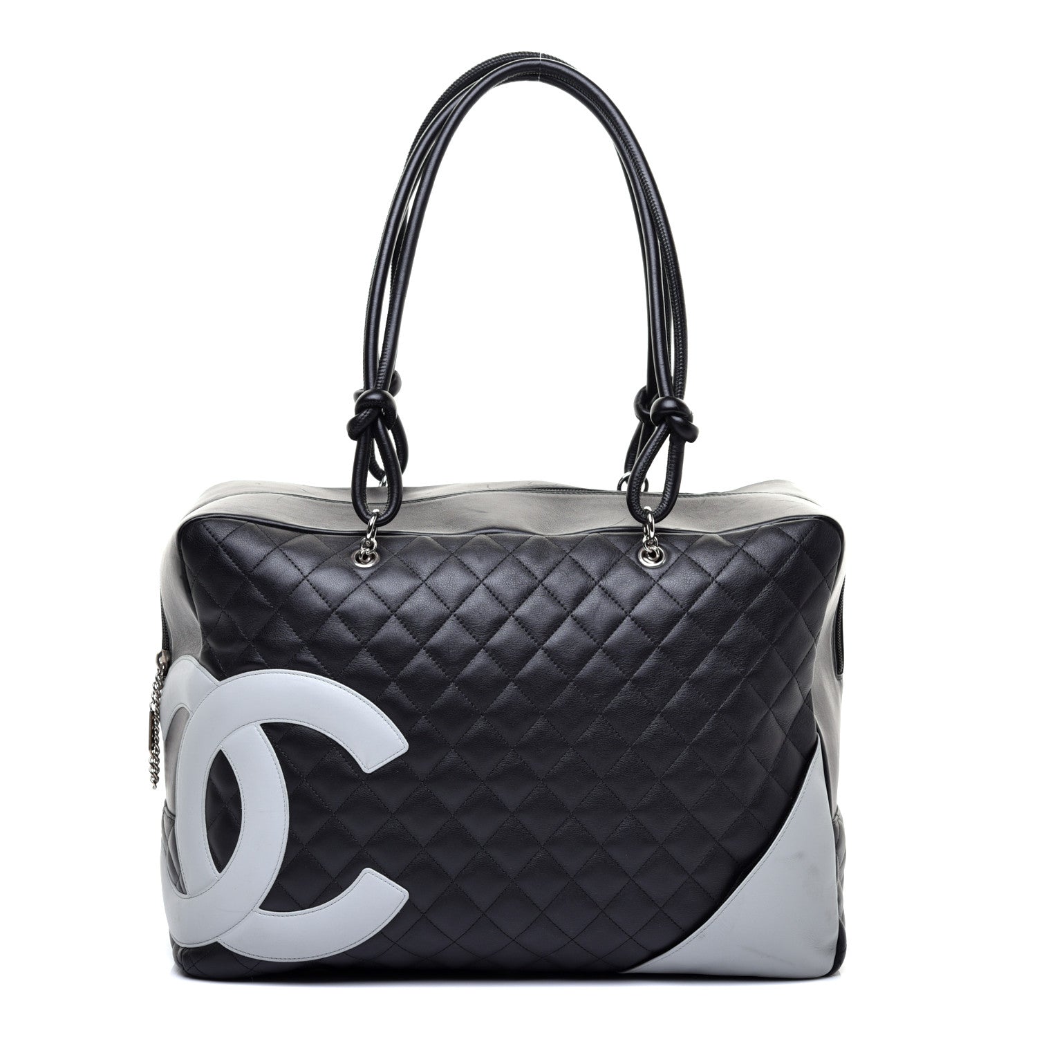 Chanel Calfskin Quilted Large Cambon Bag Black 1 of 10