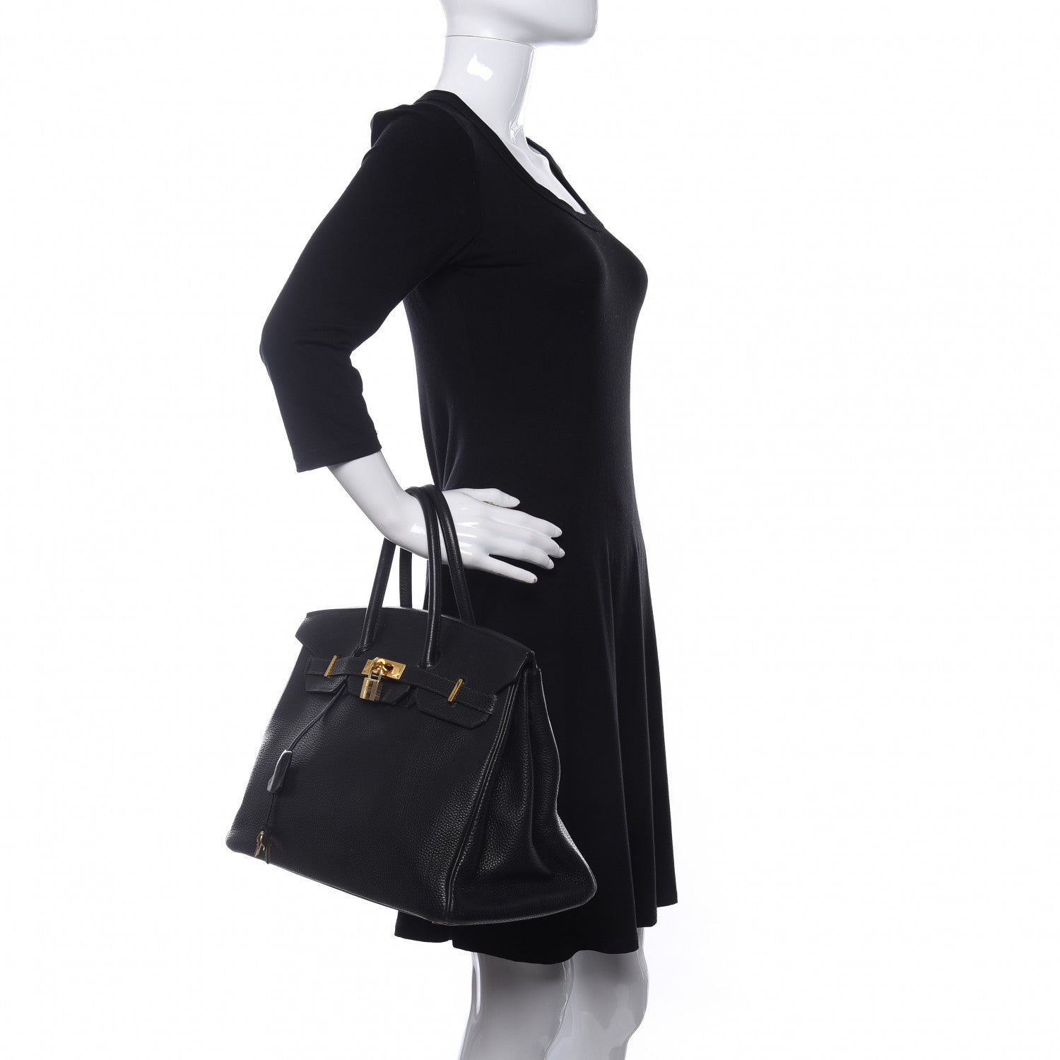Hermes Togo Birkin 35 Black 2 of 9