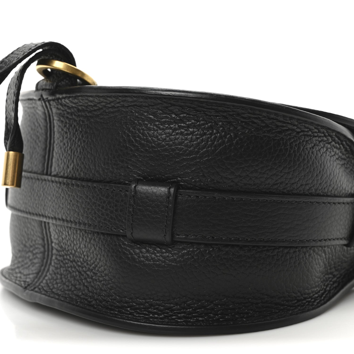 Chloe Calfskin Mini Marcie Round Crossbody Bag Black 10 of 10