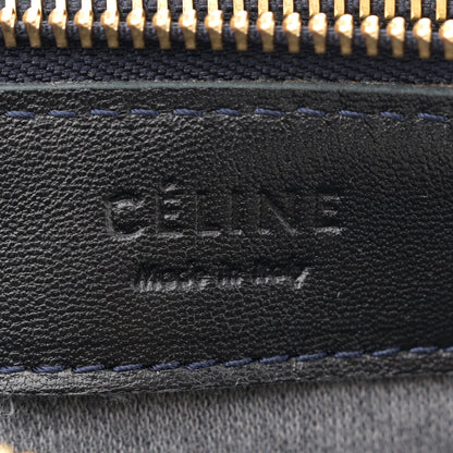 Celine Lambskin Large Trio Crossbody Bag Navy Blue 6 of 13