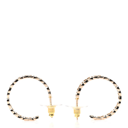 Chanel Metal CC Hoop Earrings Gold 3 of 5