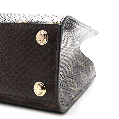 Louis Vuitton Snakeskin Monogram City Steamer Mini Brown 8 of 9