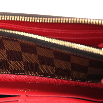 Louis Vuitton Damier Ebene Clemence Wallet Cherry 5 of 6