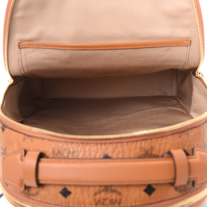 MCM Visetos Mens Medium Stark Backpack Cognac 4 of 10