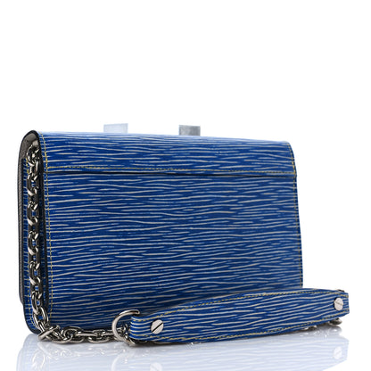 Louis Vuitton Epi Twist Chain Wallet Denim Light 3 of 7