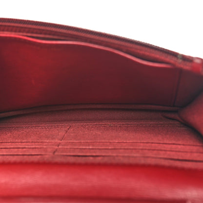Chanel Aged Calfskin Quilted Reissue Wallet On Chain WOC Red 5 of 9