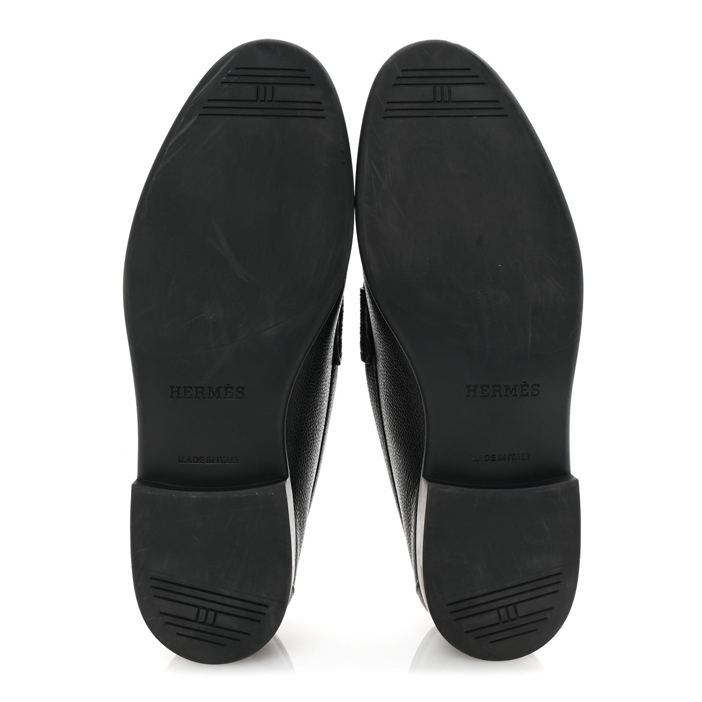 Grained Calfskin Mens Duke Loafer 42 Black