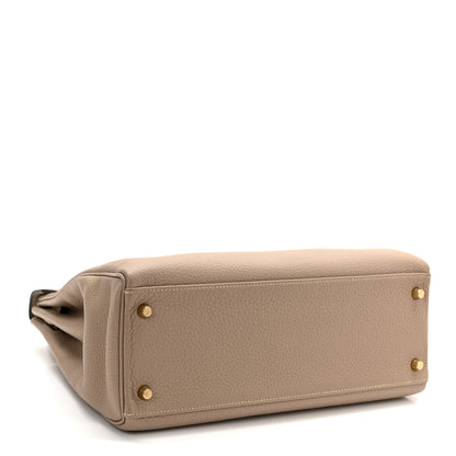 Hermes Togo Kelly Retourne 32 Gris Tourterelle 4 of 10