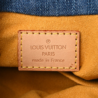 Louis Vuitton Monogram Denim Pleaty Blue 6 of 9