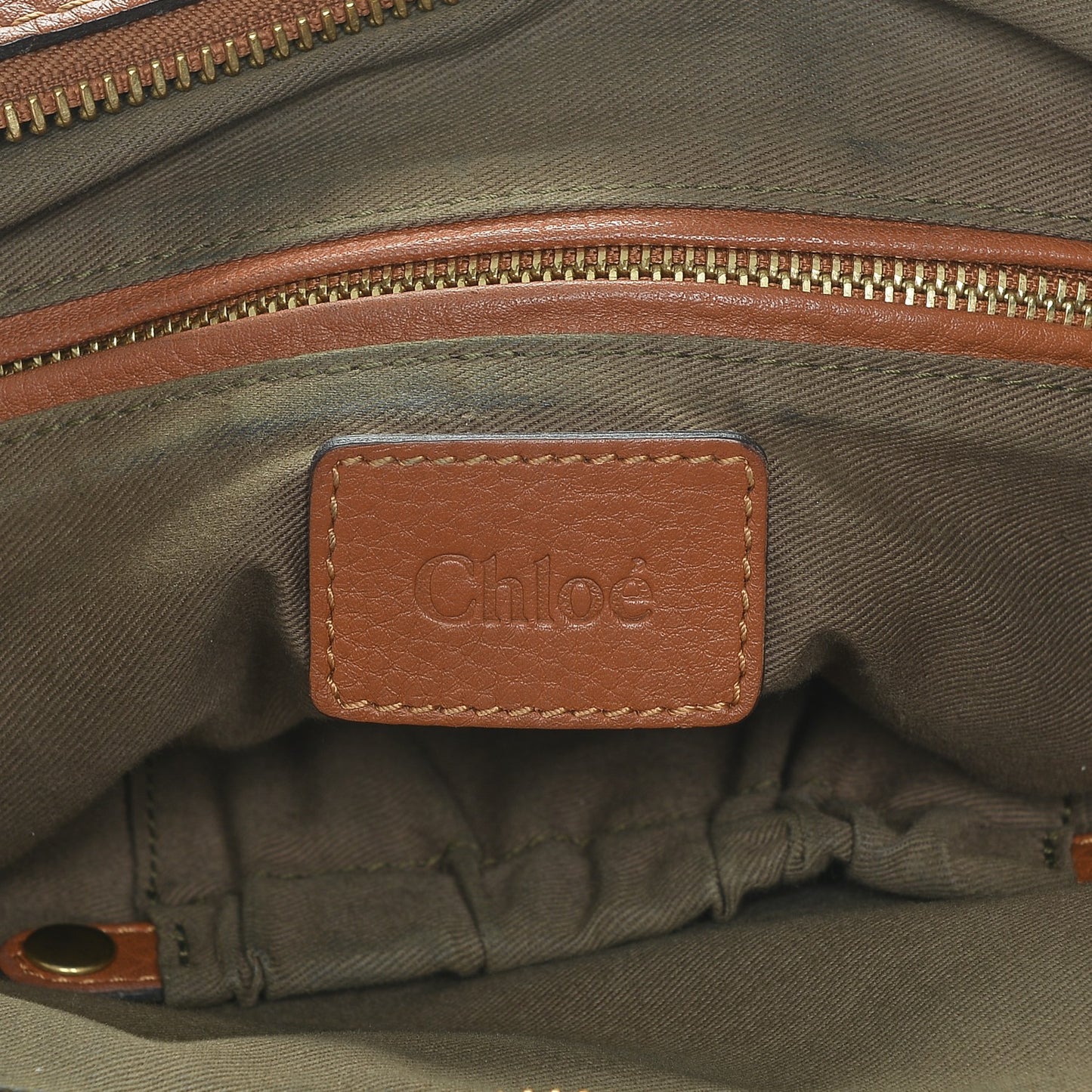 Calfskin Medium Marcie Satchel Tan