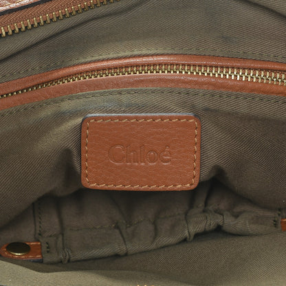 Chloe Calfskin Medium Marcie Satchel Tan 6 of 6