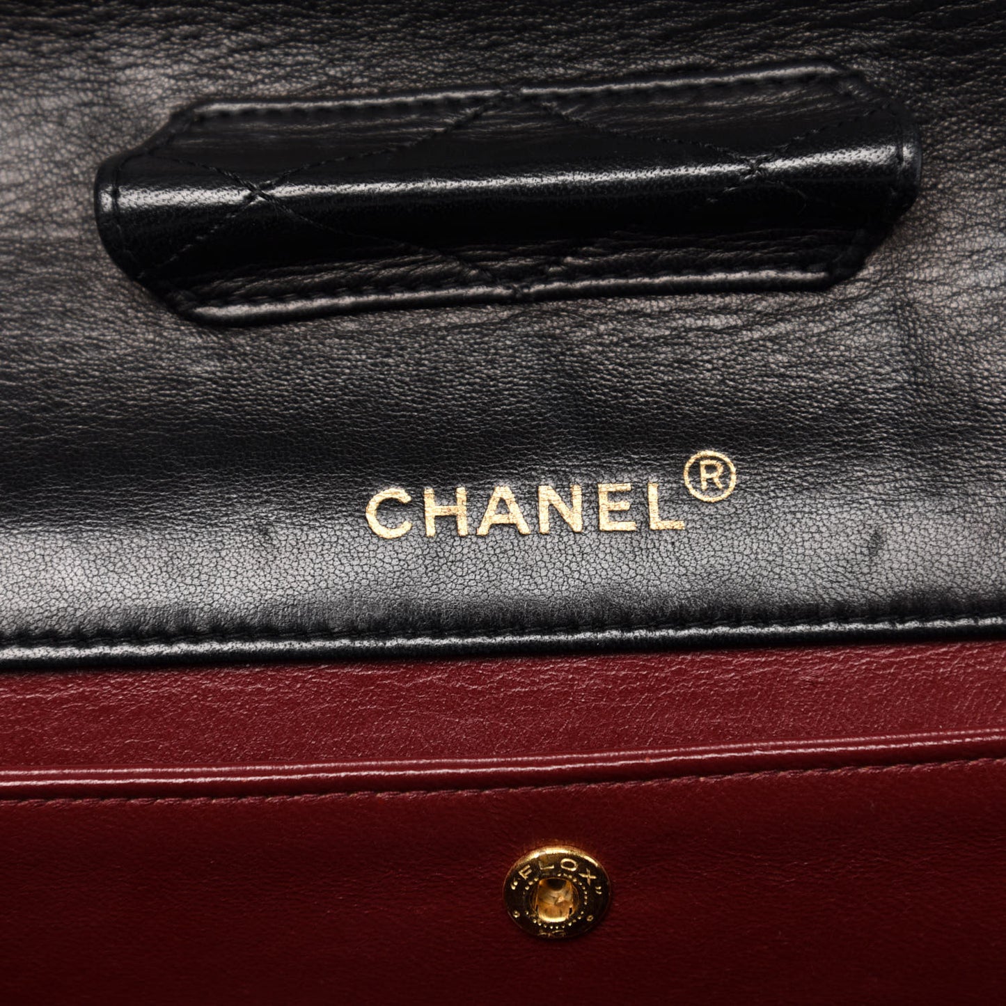 Lambskin Quilted Medium Single Flap Black