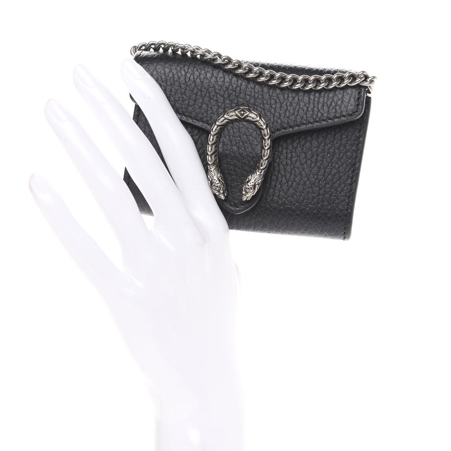 Calfskin Dionysus Coin Purse Black