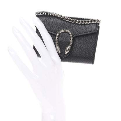 Gucci Calfskin Dionysus Coin Purse Black 2 of 8