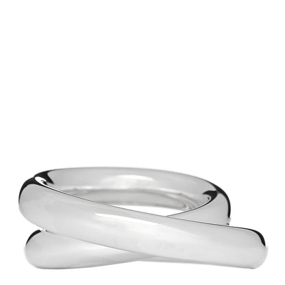 Hermes Sterling Silver MM Vertige Ring 49 5 1 of 6